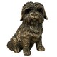 image 1 of Shih Tzu Figurine Leonardo Reflections Bronzed. Gift Boxed