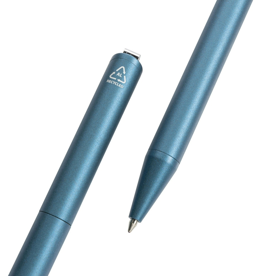 image 1 of XD Collection Xavi Recycled Pen - Royal Blue - 14.2cm x 1cm