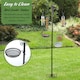 image 2 of Wild Bird Feeding Station Garden Water Bath, Table, Hanging Feeder & Stabilizer