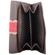 image 4 of Genuine Soft Leather Multi-Colour Money / Cred Card Holder / Purse Cream | Taupe/Coral/White