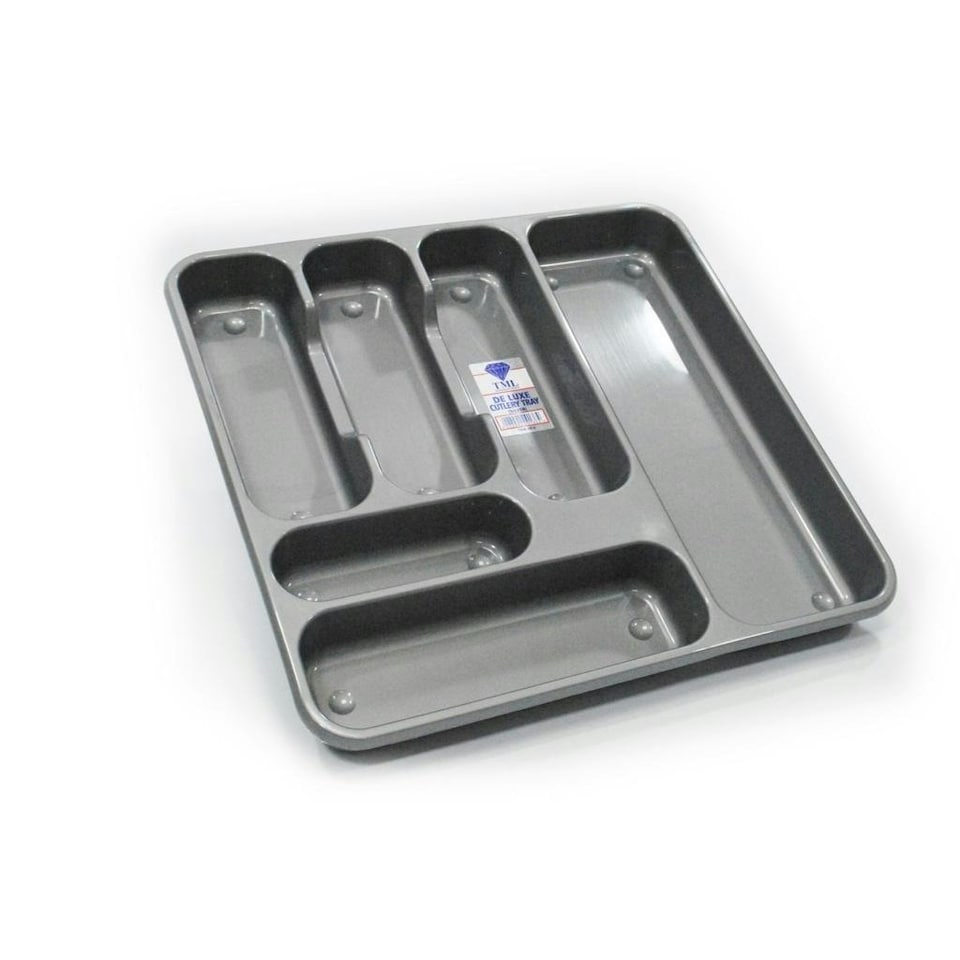 TML Large Cutlery Tray - Silver - One Size