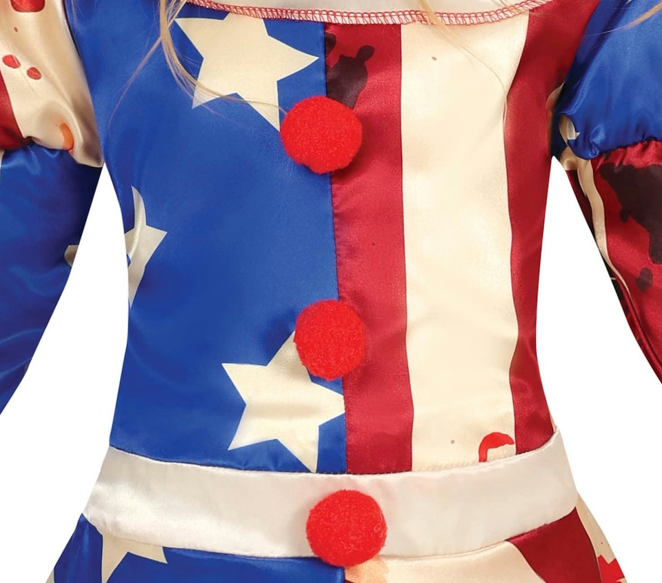 image 1 of Fancy Dress Child Patriot Clown Costume - 5-6 Years