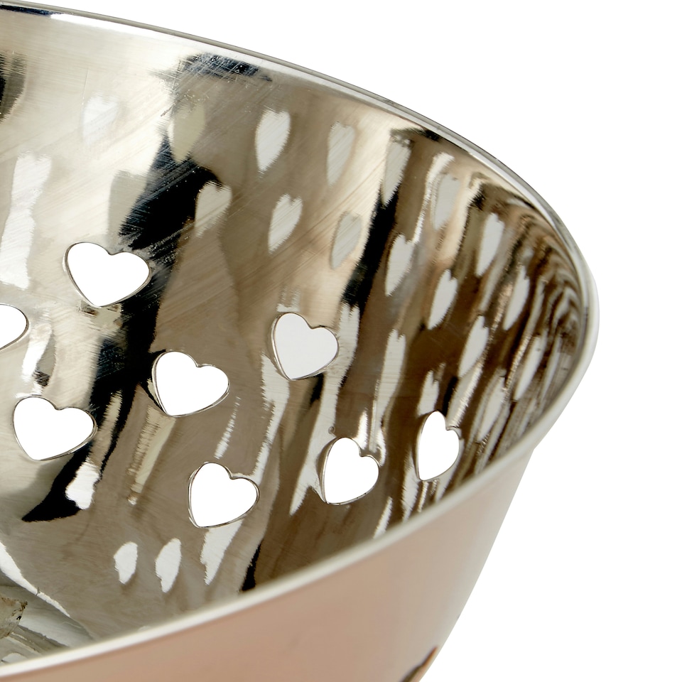image 1 of Hearts Design Rose Gold Bowl | Multi