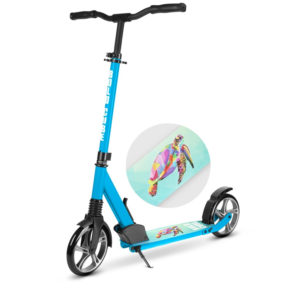 image 1 of Cyan - Big 2 Wheel Scooter