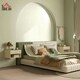 image 2 of Floating Nightstands Set of 2 with Rattan Drawer and Storage Shelf for Bedroom