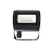 image 1 of ValueLights LED 10w IP65 Black Outdoor Garden Flood Wall Light In Cool White