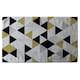 image 1 of Gold & Black Geometric Triangles (Kitchen Towel)