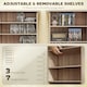 image 4 of HOMCOM CD Storage Unit DVD Tower Blu-ray Storage Shelf for Living Room | Brown | Natural wood finish