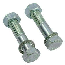 M16 (16mm) x 75mm High Tensile Tow Bar Ball Fixing Bolts Washers + Nuts 2 Pack