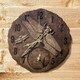 image 3 of Marco Paul 30cm Bronze Dragonfly Wall Clock Bronze