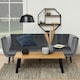 image 3 of Seaford Octagonal Metal Wall Shelf in Black