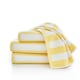 image 3 of Boston 100% Cotton Striped Towels by Lobster Creek – Luxurious, Absorbent, 550 GSM, Yarn-Dyed, Coastal Design Silver | White | Bath towel