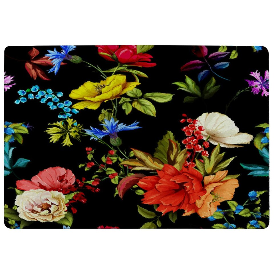 image 1 of Bright Vibrant Flowers (Rug) Multi | Medium: 80x150cm