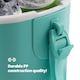 image 6 of LIVIVO Cool Box 5L Lightweight Portable Foam Insulation Carrying Strap - Turquoise