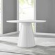 image 5 of Furniturebox Palma White High Gloss Round Dining Table