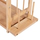 image 3 of Living and Home 3-Tier Freestanding Bamboo Spice Rack Storage Organizer with Knife Holder for Kitchen