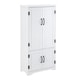image 1 of HOMCOM Accent Floor Storage Cabinet, Kitchen Cupboard w/ 2 Large Doors