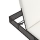image 7 of Outsunny Rattan Sun Loungers Set of 2, Recliner Chairs, Adjustable Back, Brown | Brown