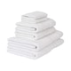 image 1 of Nicola Spring 6pc Cotton Towels Set - 135cm x 70cm - White