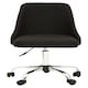 image 2 of Interiors by Premier Brent Black And Chrome Home Office Chair