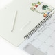image 2 of 2026 Monthly Memo Board Calendar & Pen Plants Design