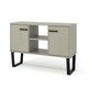 image 2 of Core Products Texas, 2 Door Flat Screen TV Unit H57cm x W114.5cm x D39.5cm Brown