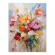 image 5 of Wildflower Explosion Bright Floral Wood Framed Wall Art Print