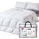 image 1 of Homescapes 4.5 Tog Duvet Luxury Goose Feather and Down for Summer Lightweight, Super King
