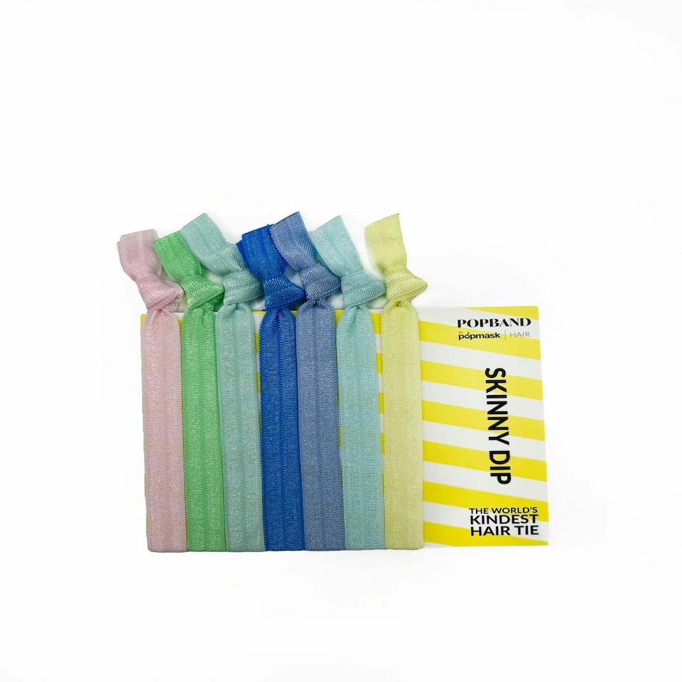 image 1 of Popband Skinny Dip Knot 7 Hair Bands