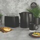 image 4 of Hamilton Beach Kettle & Toaster Set, Stealth, 1.7L Kettle & 2 Slot Toaster - Black