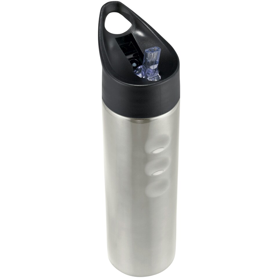 Bullet Trixie Stainless Sports Bottle - Silver - 26.5 x 7.3 cm