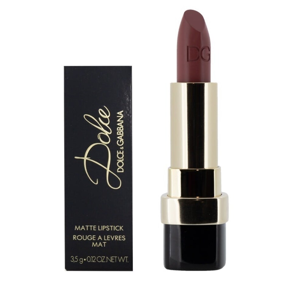 image 1 of Dolce & Gabbana Matte Neutral Pink Lipstick 142 Dolce Gentle Pink