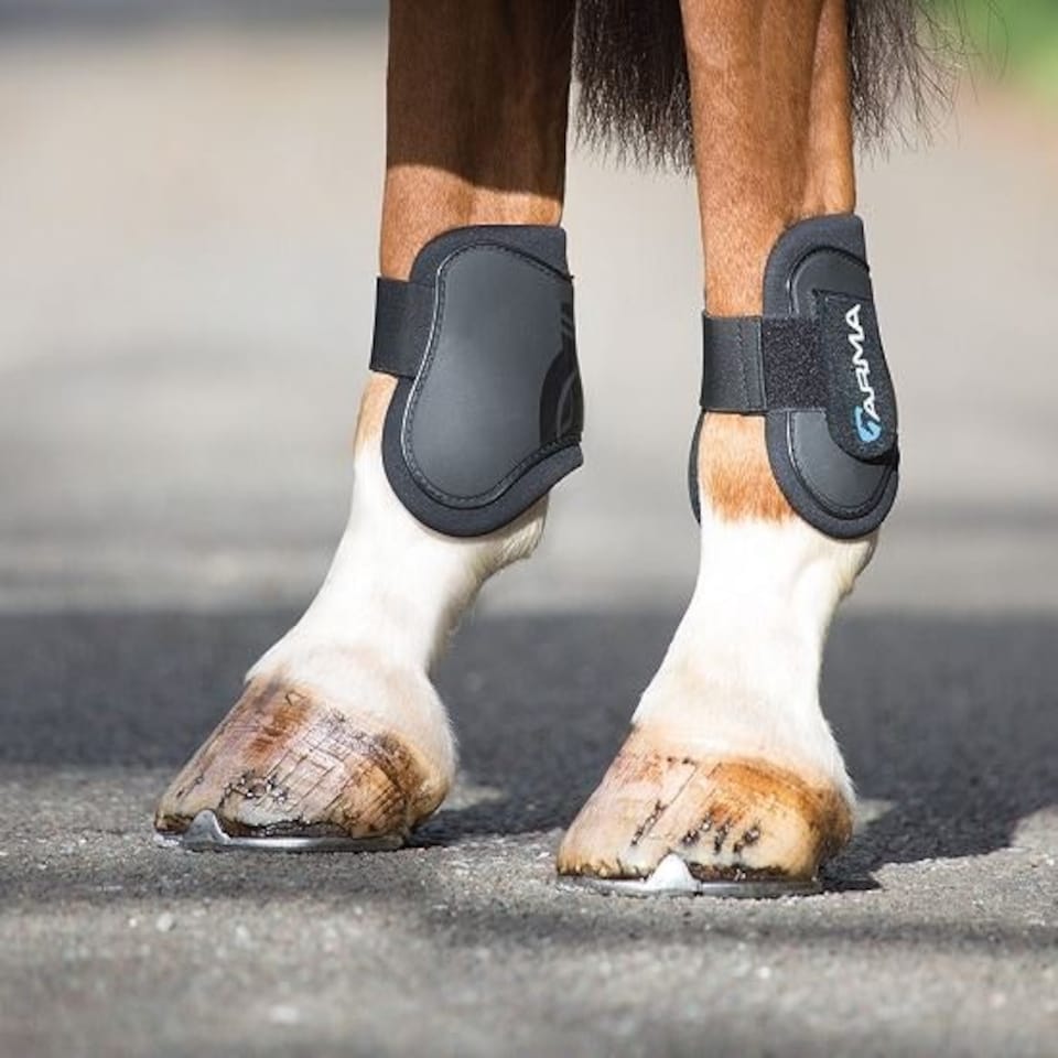 image 1 of Shires Padded Tail Guard With Bag Blue | Colour: Navy Blue
Size: One Size