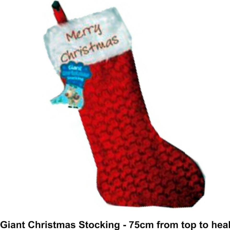 image 1 of Merry Christmas, Christmas Stockings 2 Pack , Festive Hanging Stockings for Fireplace & Seasonal Displays