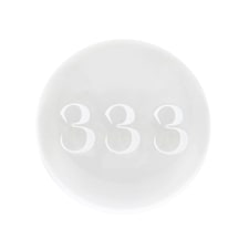 Something Different 333 Angel Number Crystal Ball - Clear - One Size