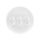 image 1 of Something Different 333 Angel Number Crystal Ball - Clear - One Size