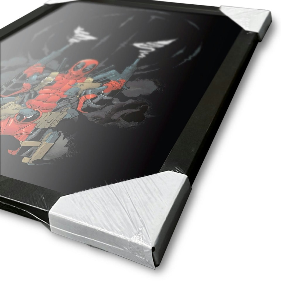 image 1 of Deadpool (Guns) Framed 30x40cm Print