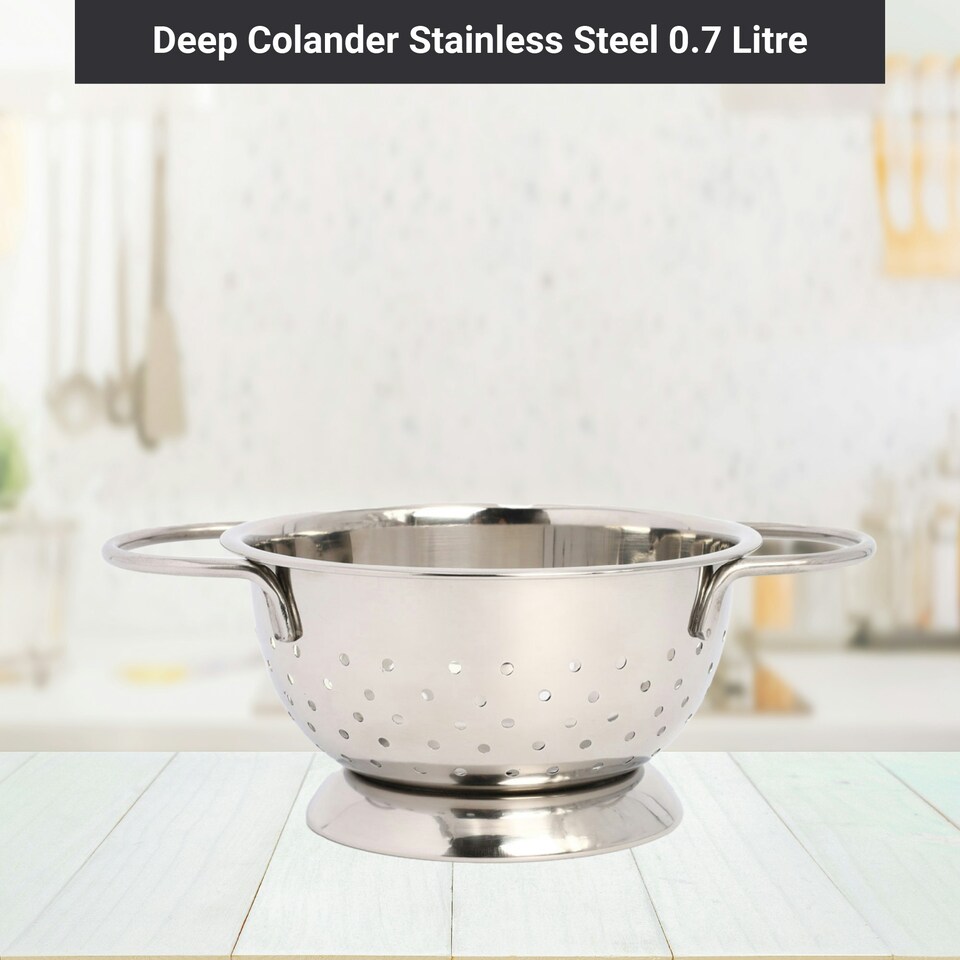 image 1 of Buckingham Hemisphere Colander / Strainer Stainless Steel 0.7 Litre / 14 cm