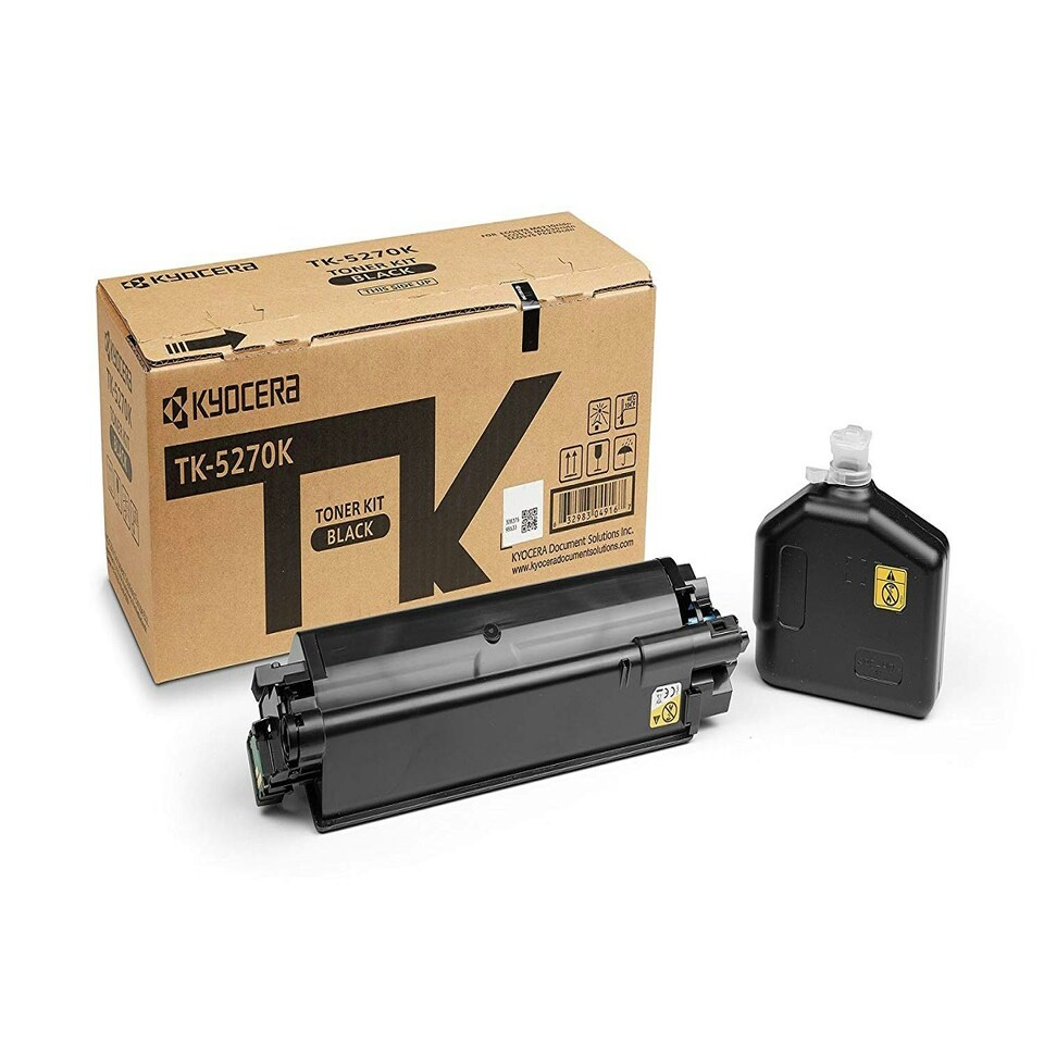 Kyocera TK5270K Black Toner Cartridge 6k pages - 1T02TV0NL0 N/A