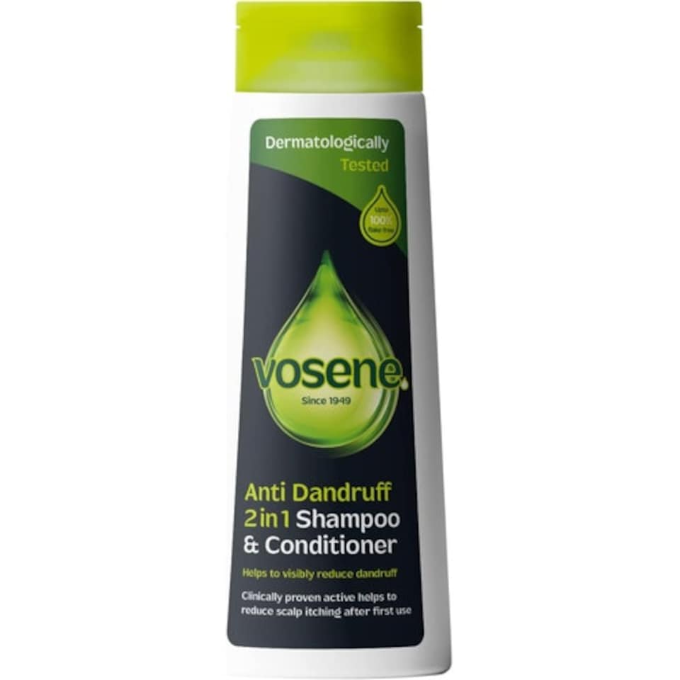 VOSENE Anti Dandruff 2 in 1 Shampoo & Conditioner 500ml
