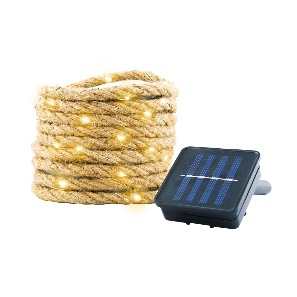 image 1 of Gardenwize 4m Solar Rope String Lights Outdoor