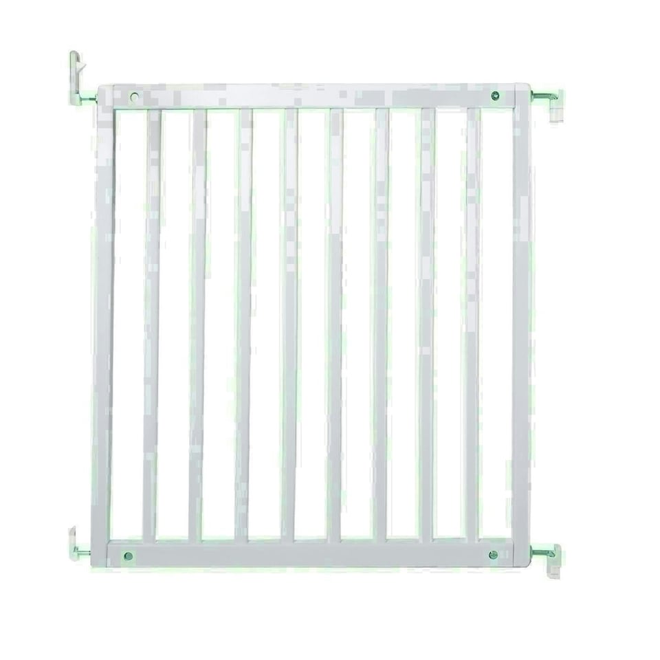 image 1 of Bettacare Simply Secure Wooden Screw Fit Gate, 72cm - 79cm, White, Wooden Dog Gate Gate, Screw Fit Pet Stair Gate, Puppy Gate