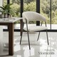 image 9 of Dining Chair Bedano - woven fabric, padded, 150 kg load capacity - Set of 4 Grey | Greige