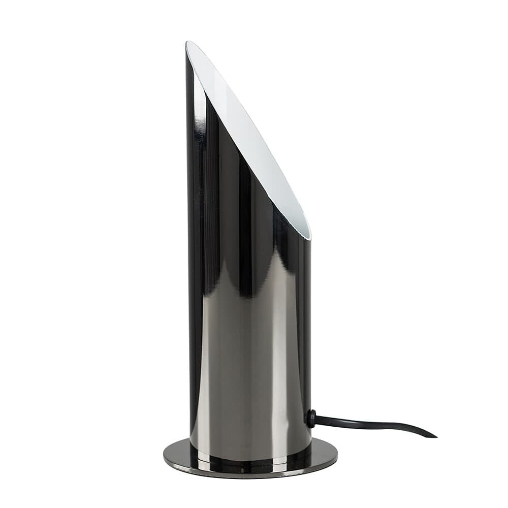 ValueLights GU10 Black Chrome Floor Table Uplighter Lamp