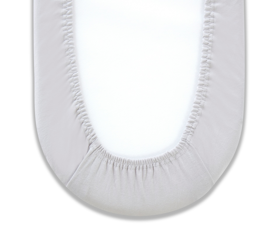 image 1 of Fitted Sheet Cot Bed - Grey | Grey | One Size