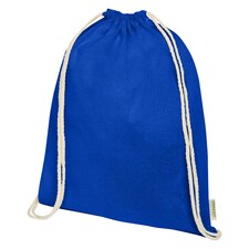Floso Organic 5L Drawstring Bag | Blue | Royal Blue | One Size | 1