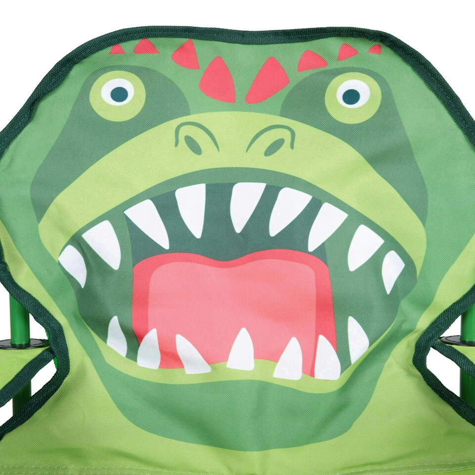 image 1 of Mountain Warehouse Kids Mini Character Chair with Cup Holder Outdoor Furniture Green