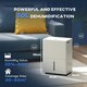 image 7 of HOMCOM 30L Dehumidifier with Filter, Auto Defrost, for Home Laundry Drying