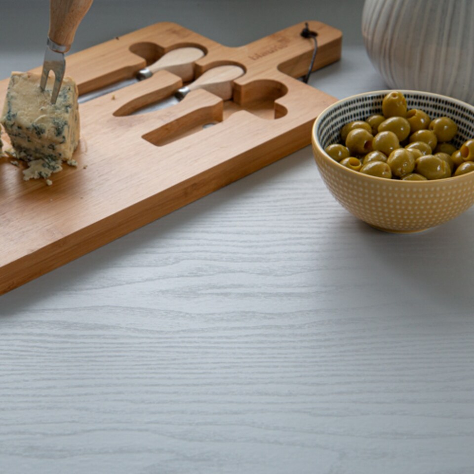 image 1 of Sticky Back Plastic Padstow Grey Wood Effect Kitchen Self-adhesive Vinyl Wrap for Cupboards, Doors and Worktops 67.5cm x 10m - d-c-fix