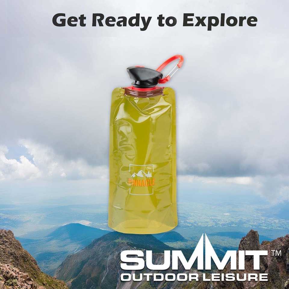 image 1 of PMS Collapsible Water Carrier with Flip-Top Lid, Thick Plastic, Green